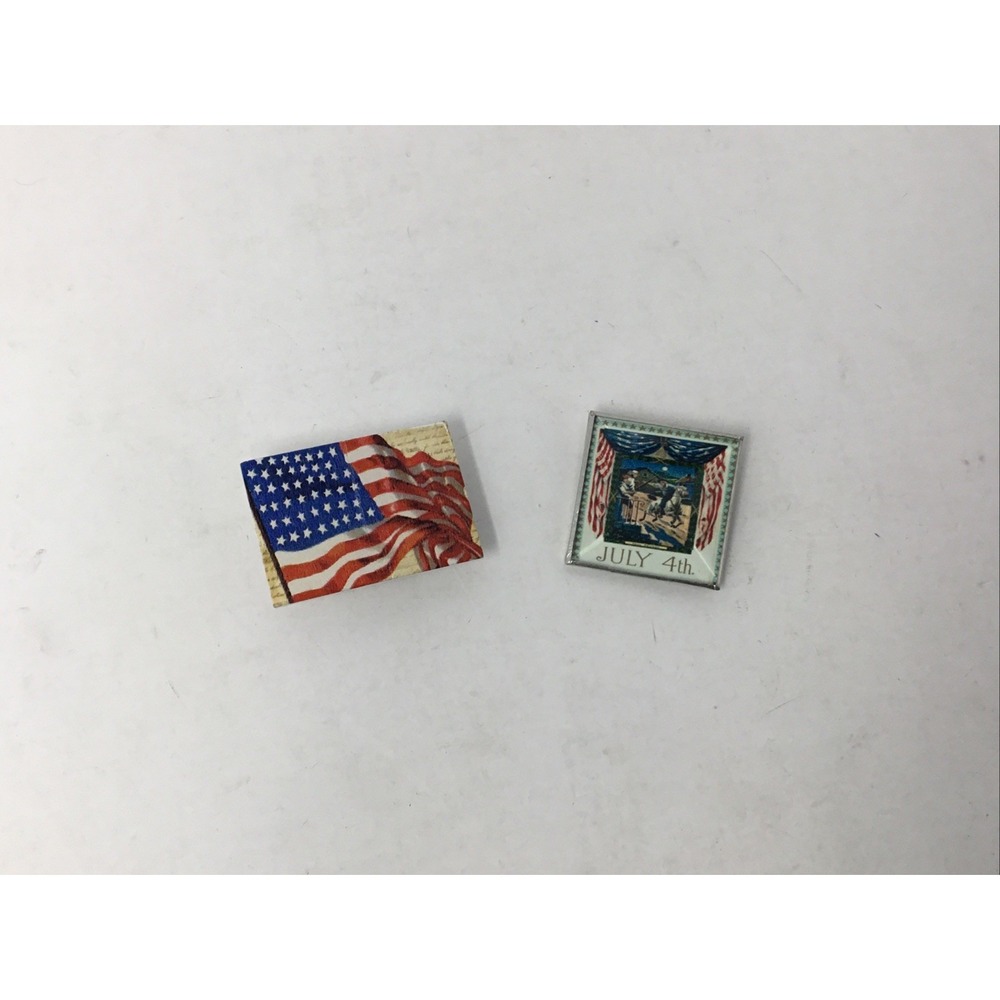 1910 4th of July w/ Picture of "Paul Revere" Pin